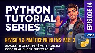 Python Tutorial Series #13 | Complete Python Revision & Practice Problems (Part 2)