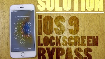 Solution For The iOS 9 Lockscreen Bypass