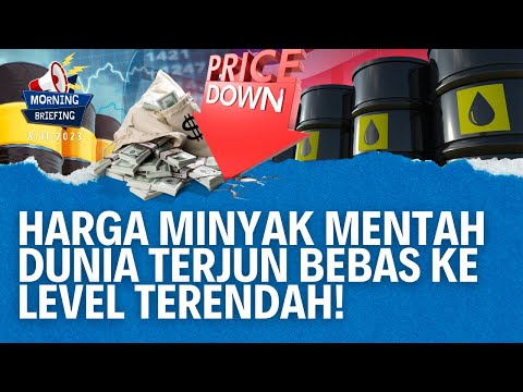 Harga Minyak Mentah Dunia Terjun Bebas Ke Level Terendah!