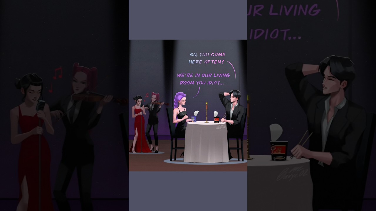 Blind Date Of Jinu And Rumi😳🌹 KPop Demon Hunters😈