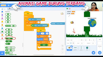 Create a Flying Bird Game Animation, Pass Traps and Collect Scores ||Scratch