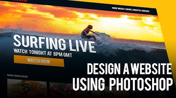 How to design a website in Photoshop