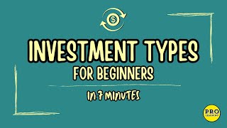 📈💰Investment Types Explained 📊 💵 Essential Terms | What are Different Investment Types? #investing