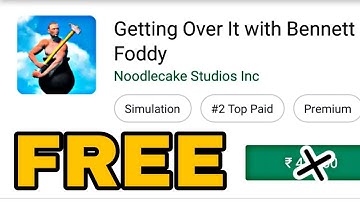 How to download getting over it free in any mobile |with all error fixed| download free