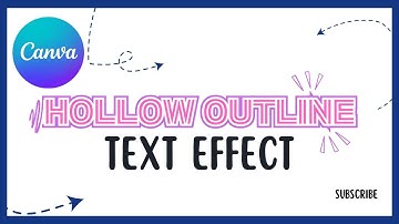 Crafting a Hollow Outline Text Effect in Canva: Step-by-Step Tutorial