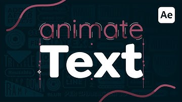 How to Animate Text in Adobe After Effects