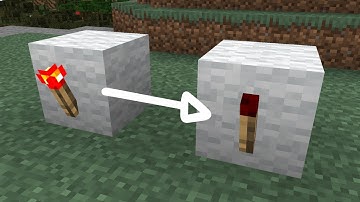 How to turn off Redstone Torch in Minecraft