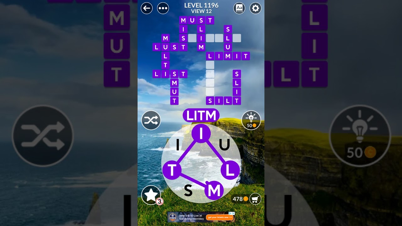 Wordscapes Cliff View 12