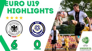 GERMANY U19 6-0 KAZAKHSTAN U19 | EURO U19 QUALIFICATION | EXTENDED HIGHLIGHTS | 11-10-23