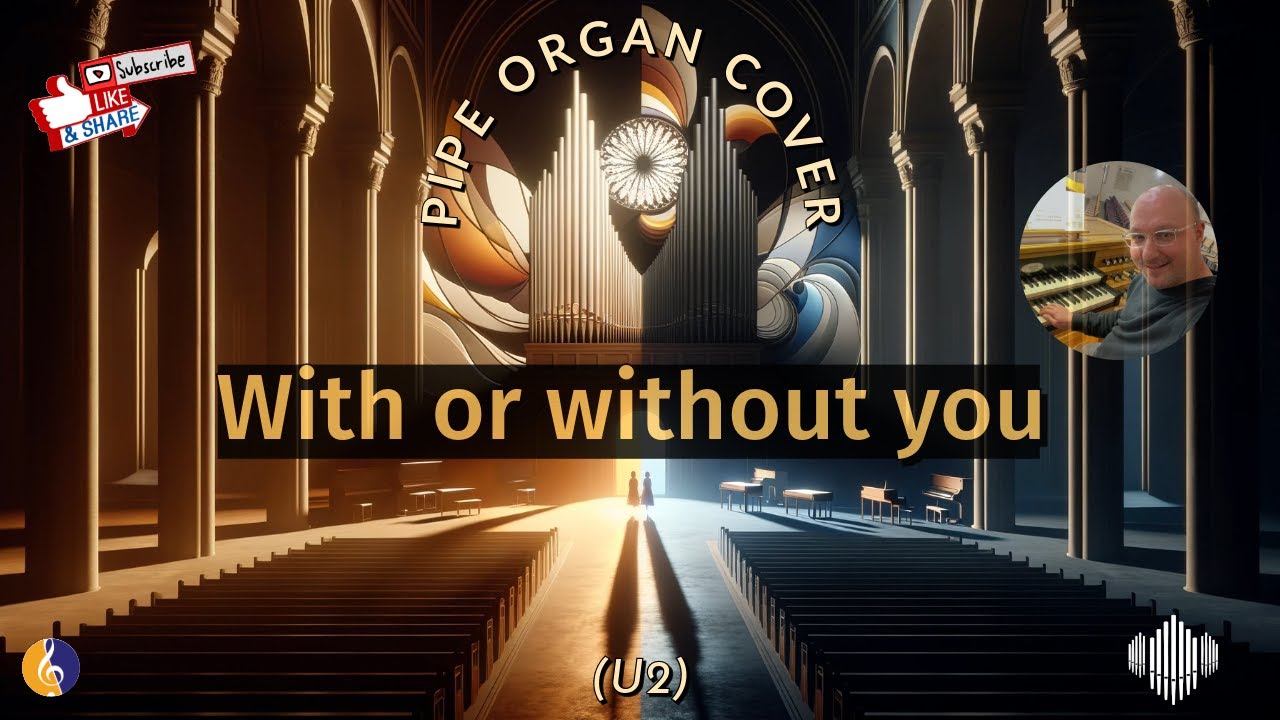 PIPE ORGAN COVER: WITH OR WITHOUT YOU (U2) by Martijn Koetsier