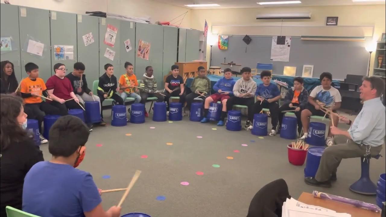 We Will Rock You Queen, Cover, Bucket Drumming by Sammy Foster