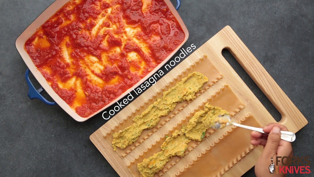 Butternut Squash Lasagna RollUps Forks Over Knives YouTube