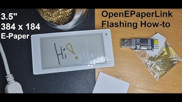 3.5" Price Tag Telink TLSR OpenEPaperLink Flashing How-To