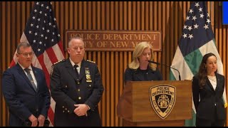 PC Tisch and NYPD executives provided an update on an ongoing investigation in Queens