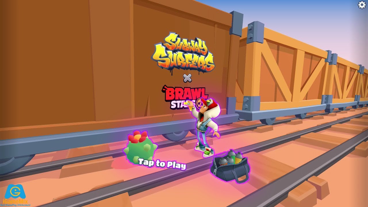 iGameMix💰New Update Fullscreen Jake Subway Surfers Brawl Stars🔥👏Gameplay 