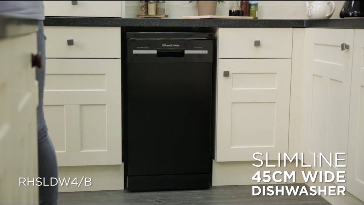 Russell Hobbs Slime Line 45 CM Wide Dishawsher Product Video RHSLDW4 B