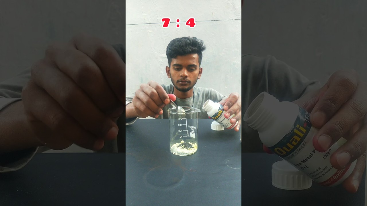 Sulfur Vs Iron Powder 💥 