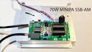 70w MiniPA amplifier SSB-AM 3.5-30 MHz.How to make this amplifier and set up