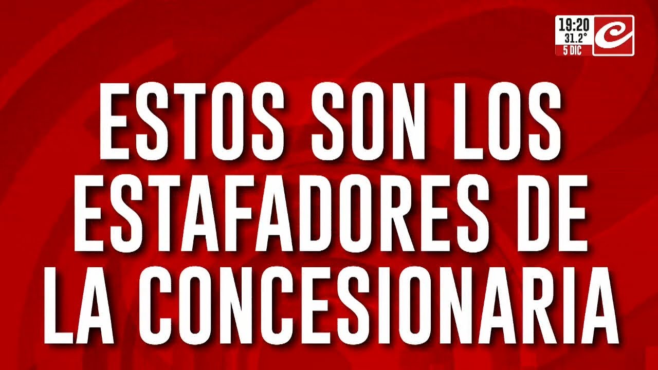 Estos son los estafadores de la consecionaria - YouTube