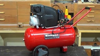 air compressor TE-AC 270/50/10-Einhell-unboxing-testing - YouTube