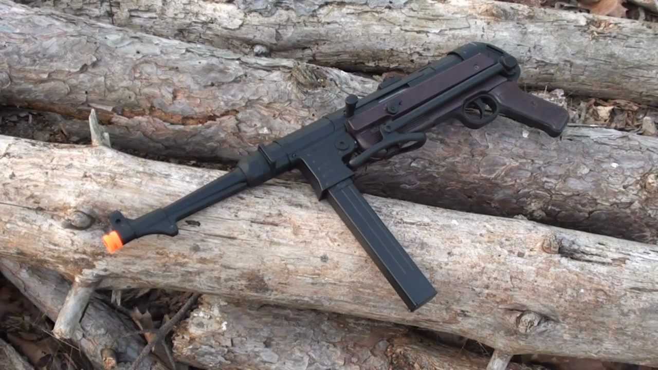 AGM MP40 Replica Airsoft Rifle Full Metal Black