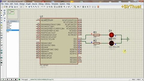 Mô phỏng vi điều khiển bằng proteus với Pic16F887 - CB1