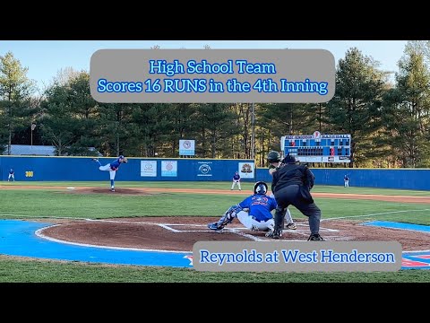 ACR at West Henderson High School Baseball - 16 Run 4th Inning #baseball 3/29/23