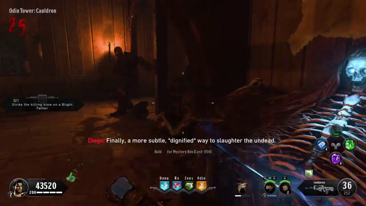 BO4 gameplay zombies nine gameplay