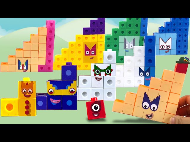 DIY Numberblocks Step Squad Cubes Custom Set ||  Keiths Toy Box class=