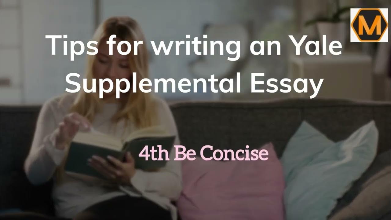 yale sample supplemental essays