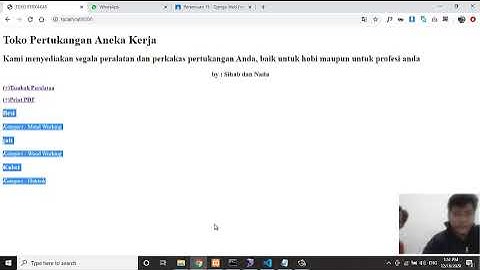 Pemrograman Jaringan - Demo Aplikasi Django dengan MySQL Database
