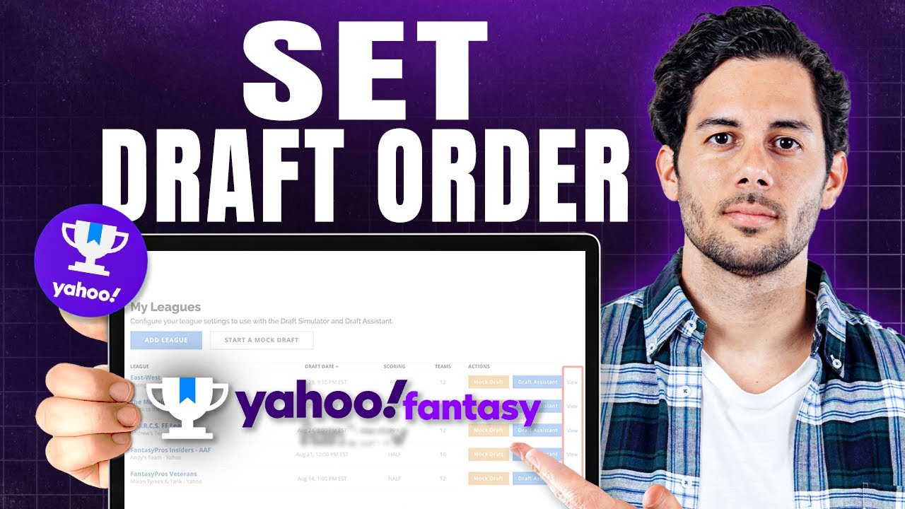 Yahoo Fantasy How To Set Draft Order
