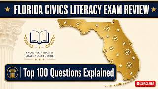 Top 100 FCLE Practice Questions | Florida Civic Literacy Exam Review #fcleexam #civic