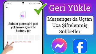 Messengerda Uçtan Uca Şifrelenmiş Sohbet Pin Kodu Nasıl Sıfırlanır Messenger Pin Kodumu Unuttum