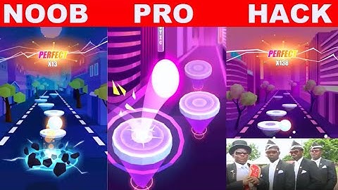 NOOB vs PRO vs HACKER : HOP BALL 3D COFFIN DANCE