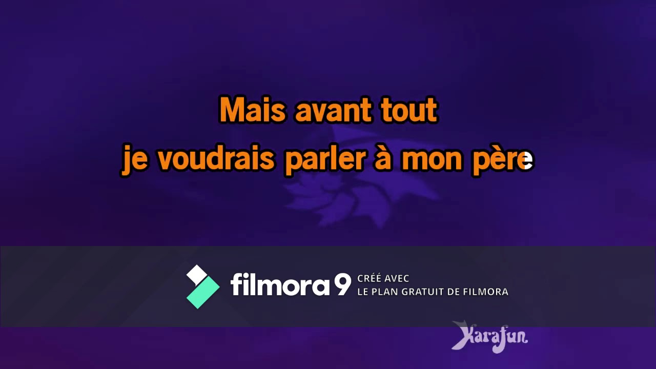 Parler à mon père n'oubliez pas les paroles karaoké - YouTube