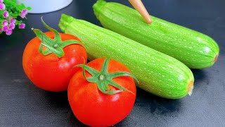 zucchini tomatoes，[Awesome]，This recipe with zucchini and tomatoes is so delicious Tender and juicy