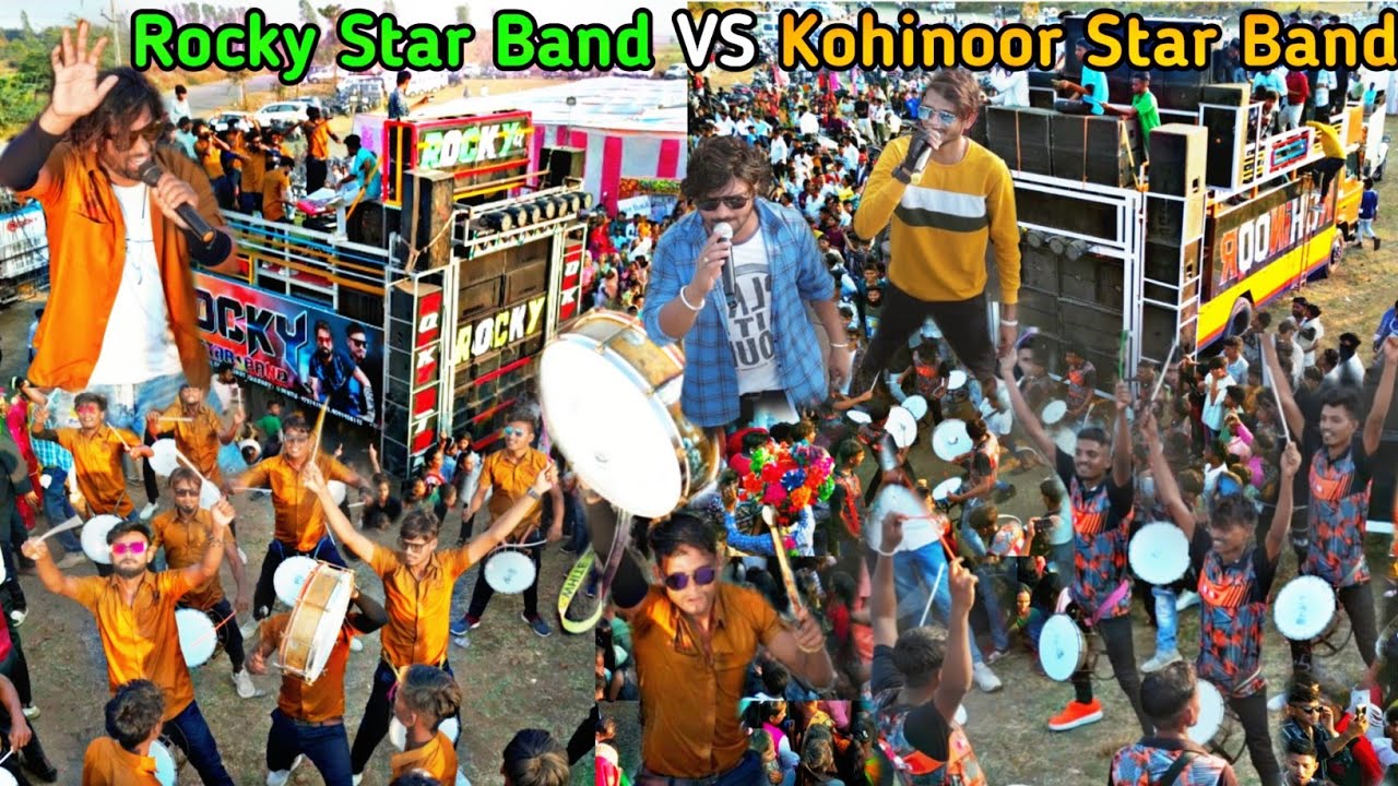 Rocky Star Band VS Kohinoor Star Band Takkar 27-11-2022 At-Kharchi