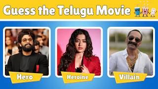 Guess the Telugu Movie by Hero, Heroine & Villain | Guess the Movie | Tollywood Quiz | Telugu Quiz screenshot 4