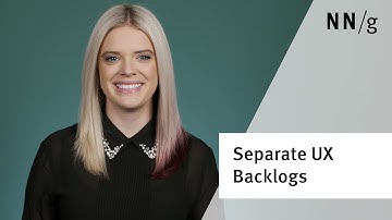 Separate UX Backlogs in Agile