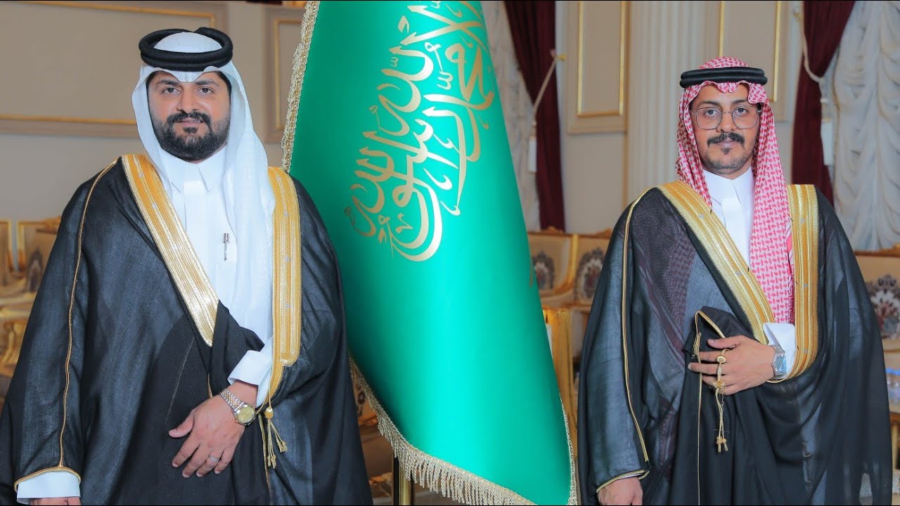 الإستقبال في حفل زواج الشابين محمد واتن الجبريني واحمد واتن الجبريني 