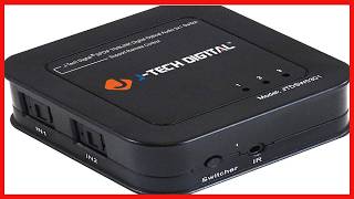 Easily Switch Optical Fiber Signals with J-Tech Digital’s SPDIF/TOSLINK Switch