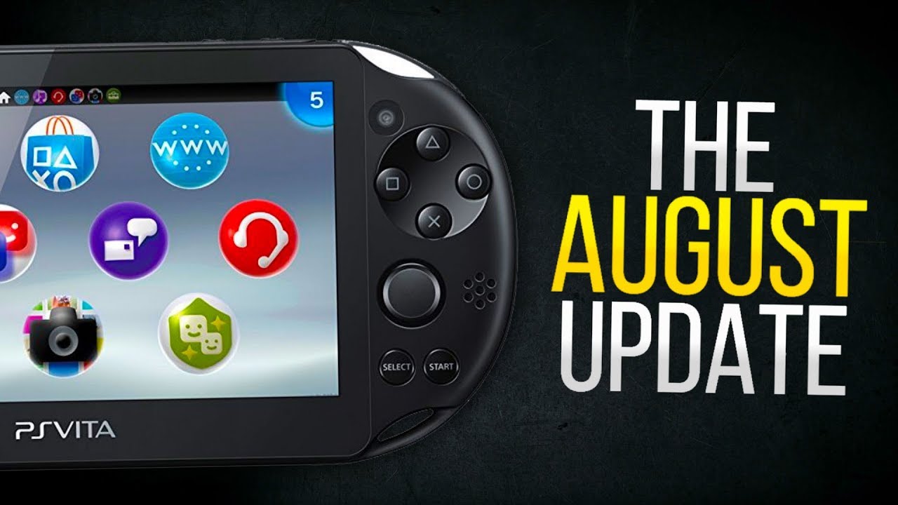 PlayStation Vita The August Update (2018) YouTube