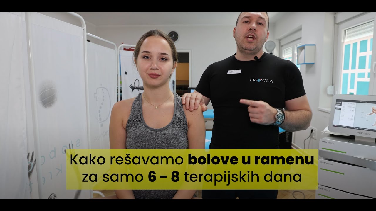 Bolove u ramenu rešavamo kroz 6 - 8 terapijskih dana - Fizionova