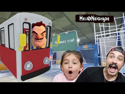 WİLSONUN TERKEDİLMİŞ METROSUNDAN KAÇIYORUZ! 😱 Hello Neighbor Mod