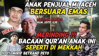 MERINDING !! ANAK PENJUAL MIE ACEH BERSUARA EMAS MIRIP BETRAND PETO SEDIH BAHAGIA DIAJAK REKAMAN