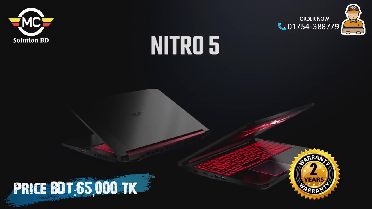 Acer Nitro 5 (2019) Review - Buy Now Mc Solution BD - Ryzen 5 3550H, 8GB, 512GB SSD, RX 560X 4GB