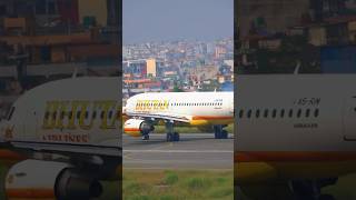 Paro Bhutan Flight Departure from Kathmandu Airport 🇧🇹#ytshorts #shortvideo