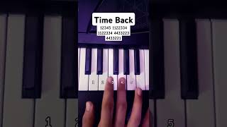 Time Back (Piano Tutorial) #oldfreefire #viral #shorts
