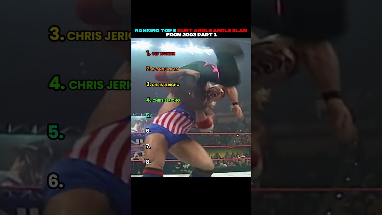 Ranking Top 8 Kurt Angle Angle Slam From 2003 Part 1